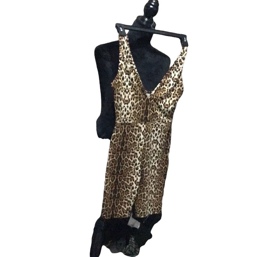 Leopard Onesie Biker Shorts